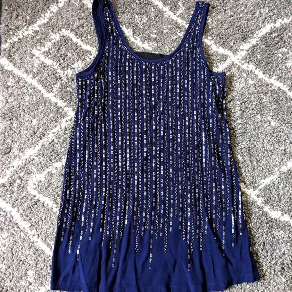 🔥3/$30🔥Beaded relaxed fit dress sz:S - Picture 1 of 5